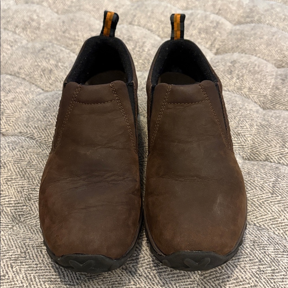 Merrell nubuck brown Jungle Mocs size 7.5 - Picture 2 of 8